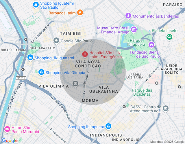 Imóvel no mapa