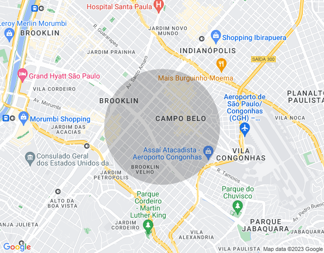 Imóvel no mapa