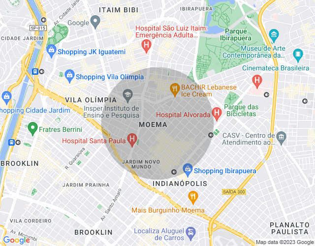 Imóvel no mapa