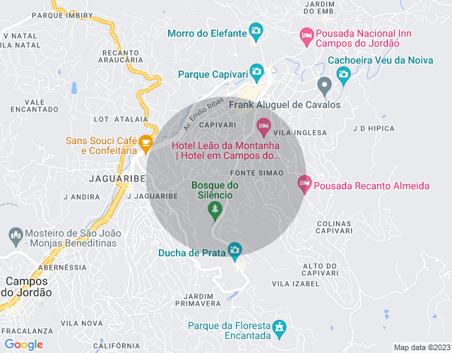 Imóvel no mapa