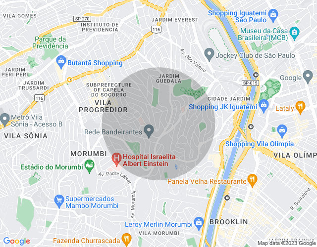 Imóvel no mapa