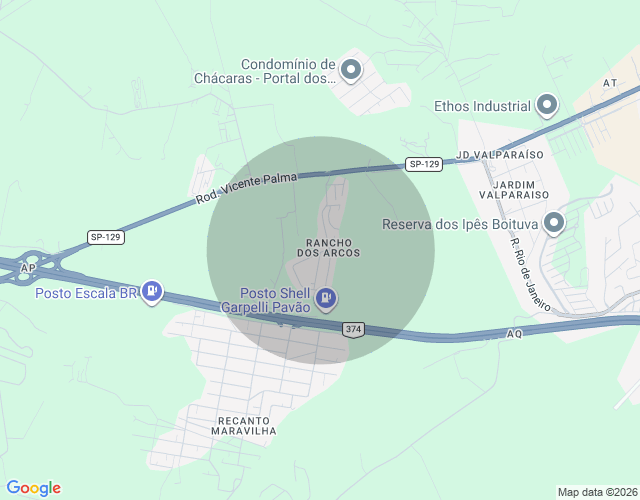 Imóvel no mapa
