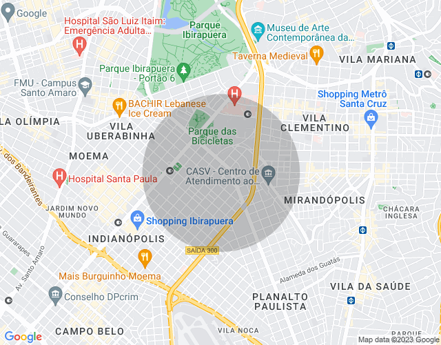 Imóvel no mapa