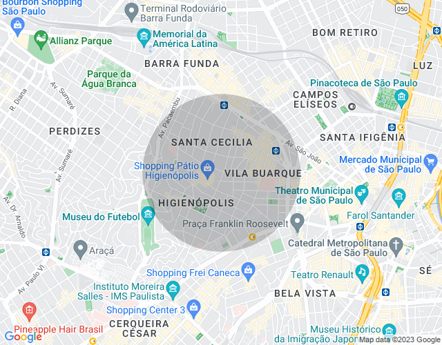Imóvel no mapa