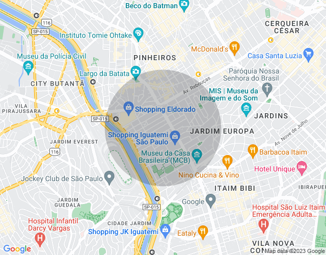 Imóvel no mapa