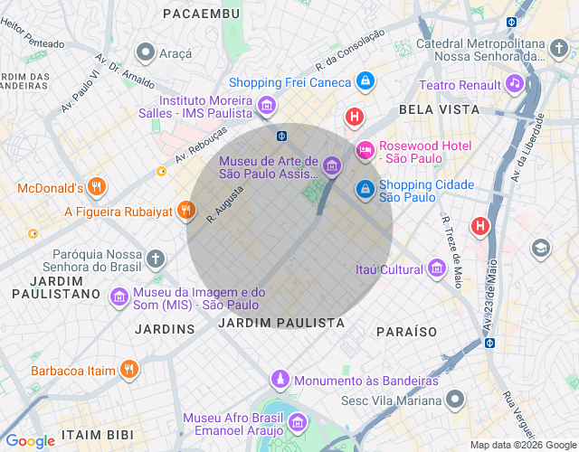 Imóvel no mapa