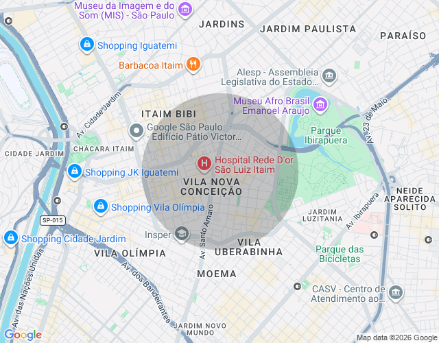 Imóvel no mapa