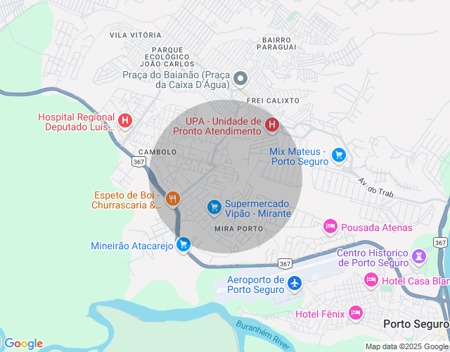 Imóvel no mapa
