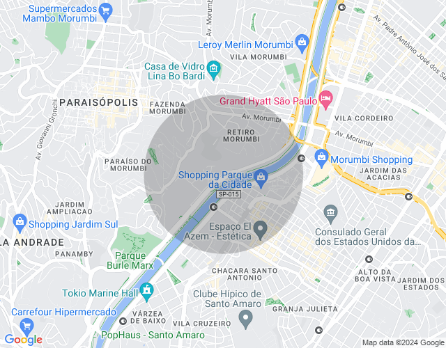 Imóvel no mapa