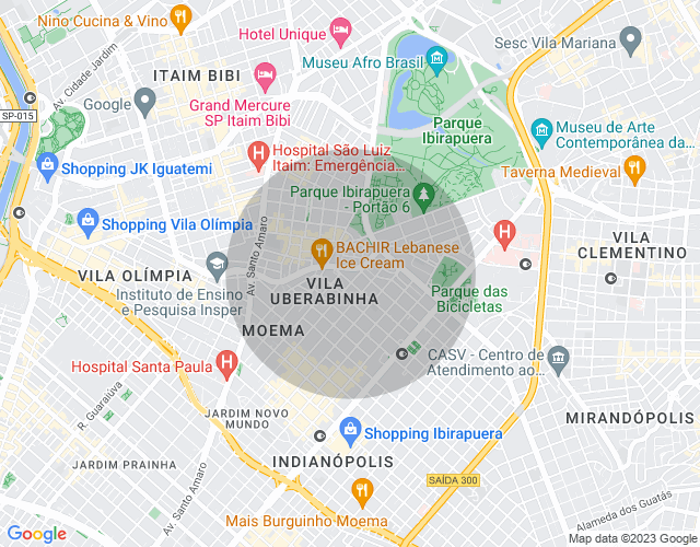 Imóvel no mapa