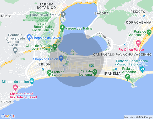 Imóvel no mapa