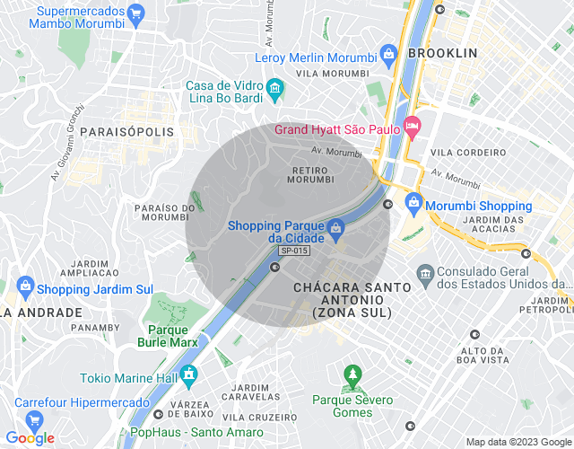 Imóvel no mapa