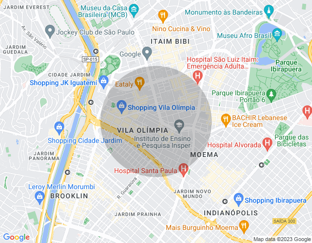 Imóvel no mapa