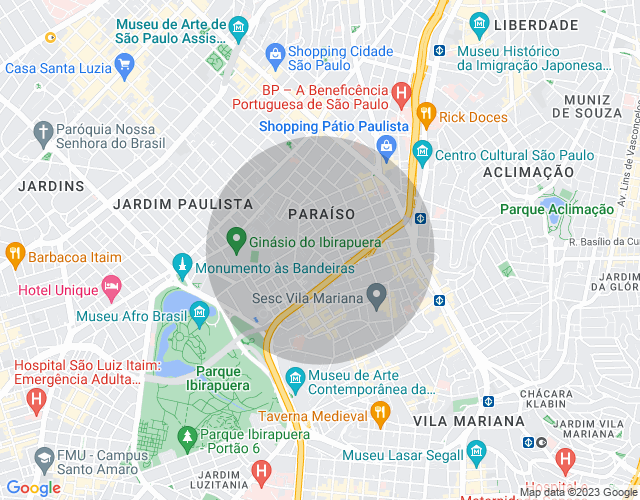 Imóvel no mapa