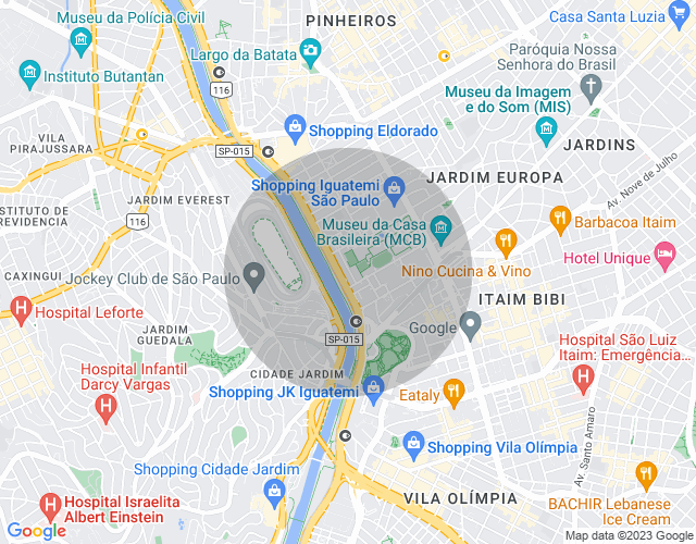 Imóvel no mapa
