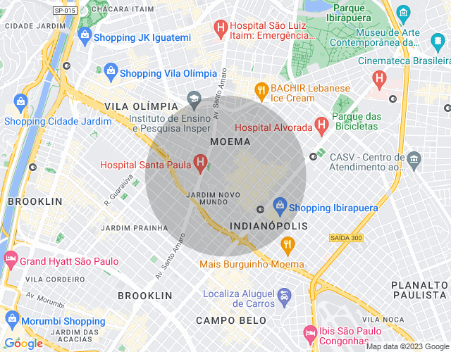 Imóvel no mapa
