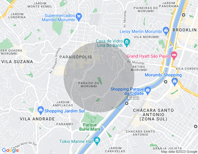 Imóvel no mapa