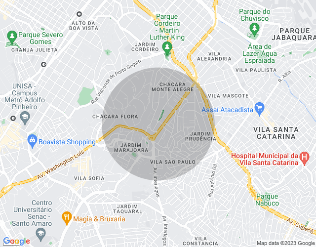 Imóvel no mapa