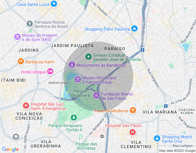 Imóvel no mapa