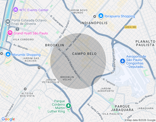 Imóvel no mapa