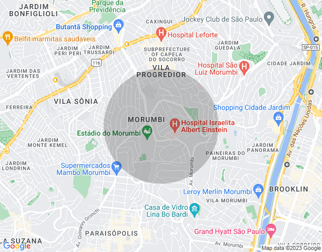 Imóvel no mapa