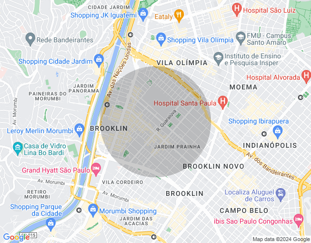 Imóvel no mapa