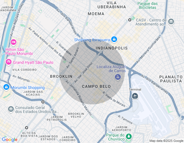 Imóvel no mapa