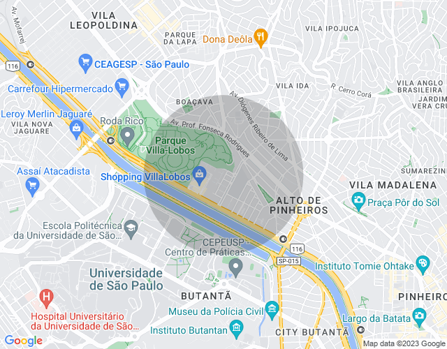 Imóvel no mapa