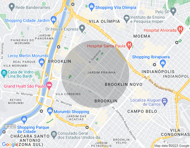Imóvel no mapa