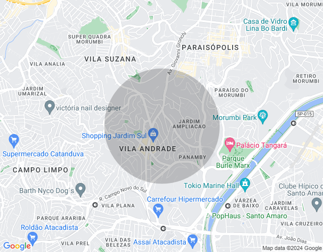 Imóvel no mapa