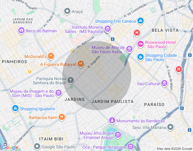 Imóvel no mapa