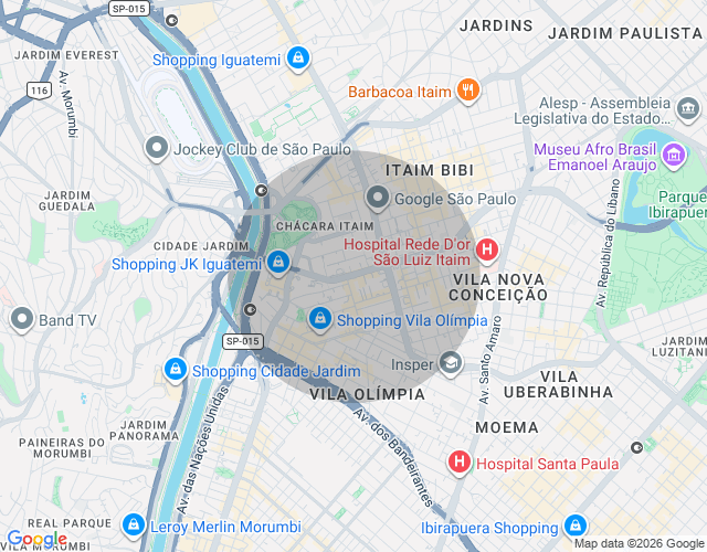 Imóvel no mapa