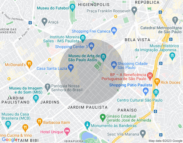 Imóvel no mapa