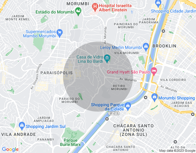 Imóvel no mapa