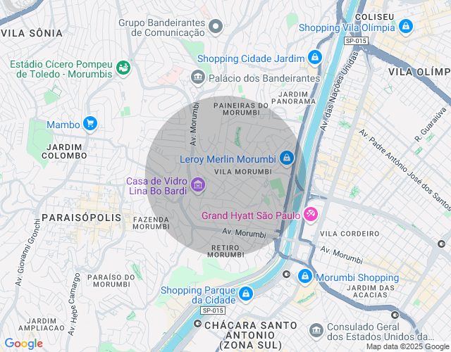 Imóvel no mapa