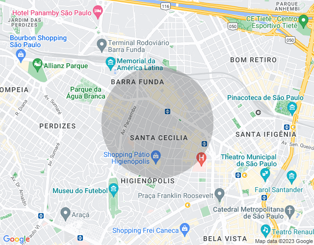 Imóvel no mapa