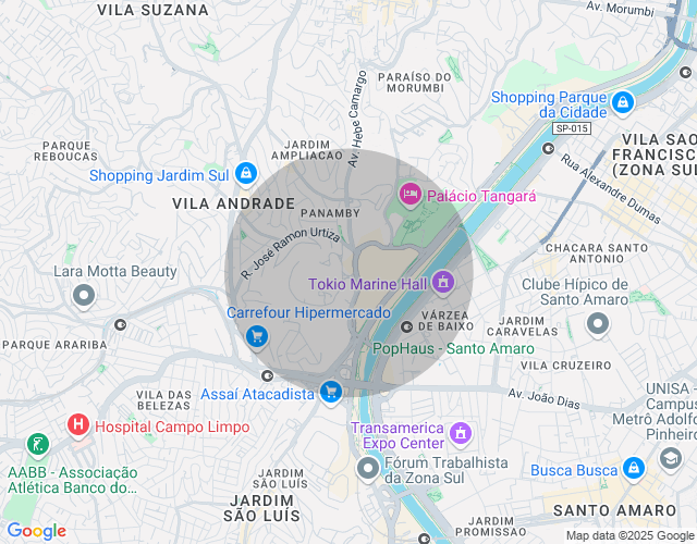 Imóvel no mapa