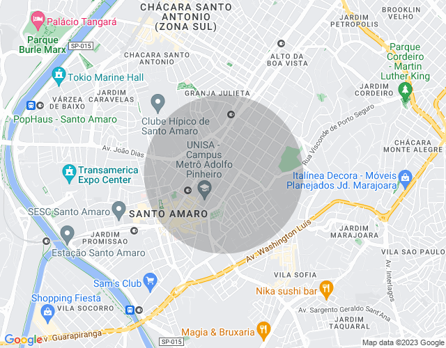 Imóvel no mapa