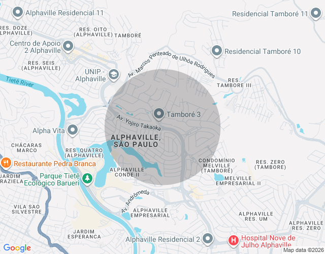 Imóvel no mapa