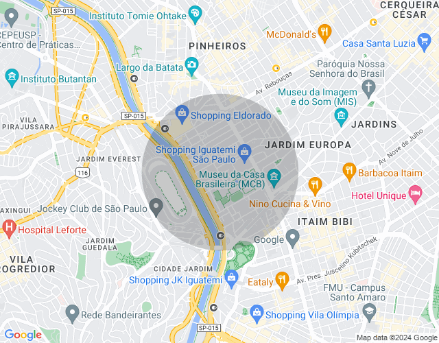 Imóvel no mapa