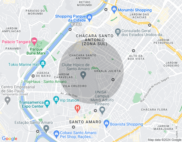 Imóvel no mapa