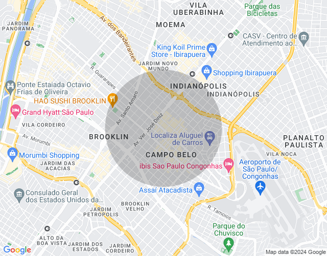 Imóvel no mapa