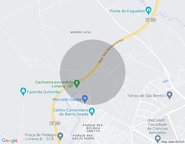 Imóvel no mapa