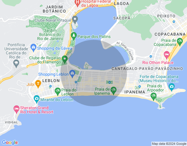 Imóvel no mapa