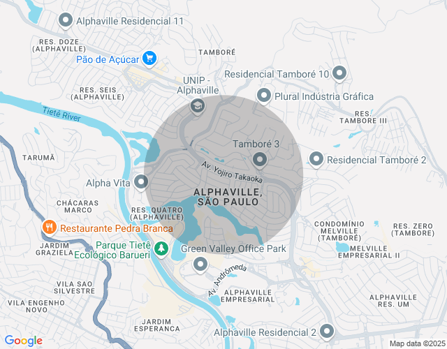 Imóvel no mapa