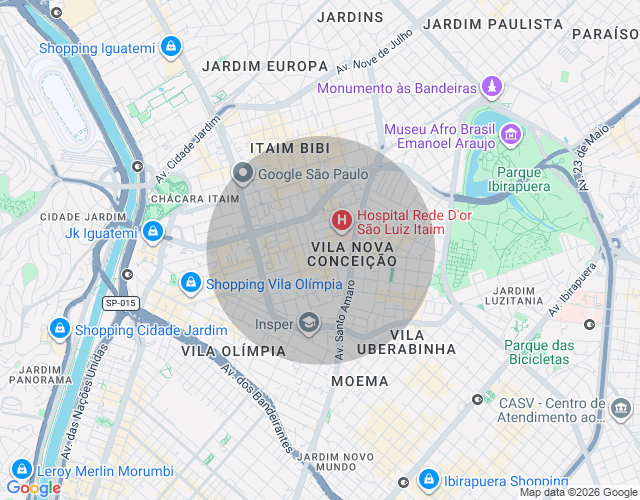 Imóvel no mapa