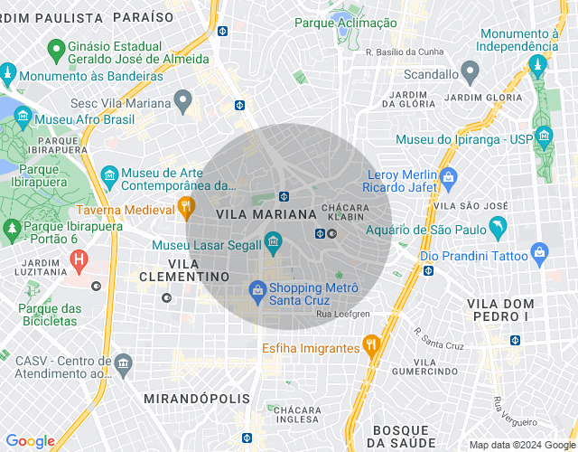 Imóvel no mapa