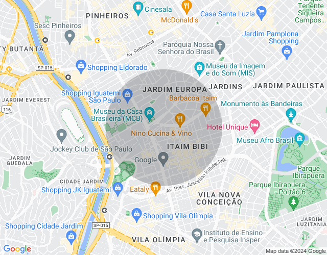Imóvel no mapa
