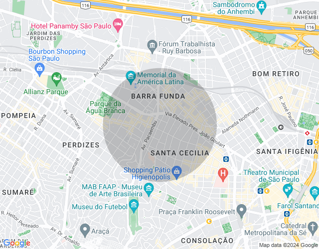 Imóvel no mapa