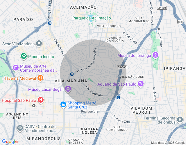 Imóvel no mapa